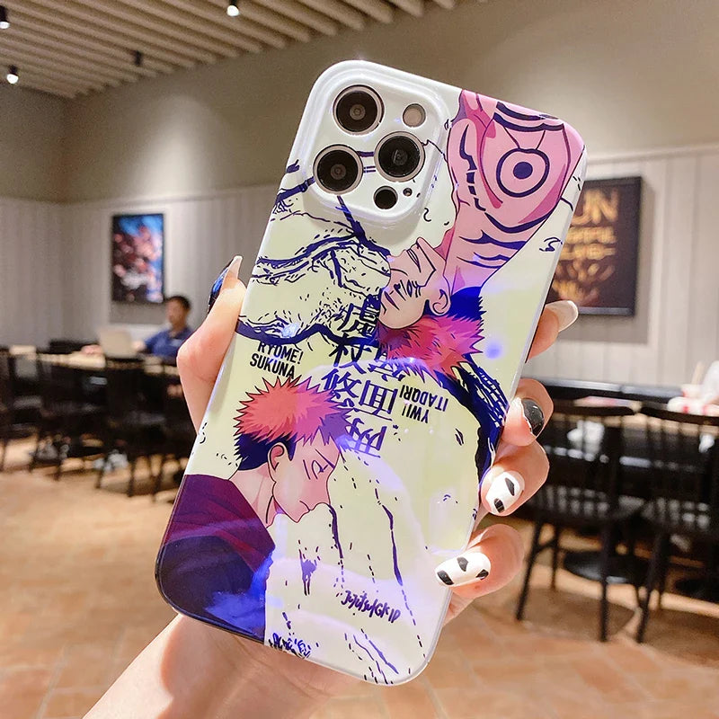 Ryomen Sukuna & Yuji Itadori Custom iPhone Case  - LANDIBY