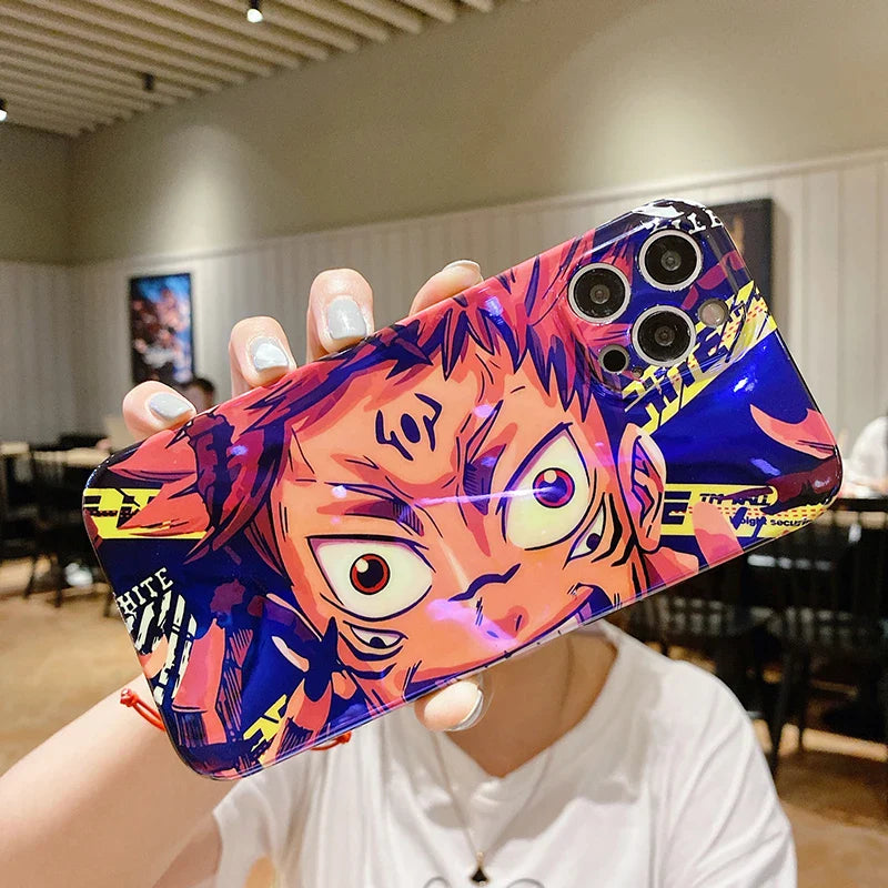 Ryomen Sukuna Jujutsu Kaisen Patterned iPhone Cover  - LANDIBY