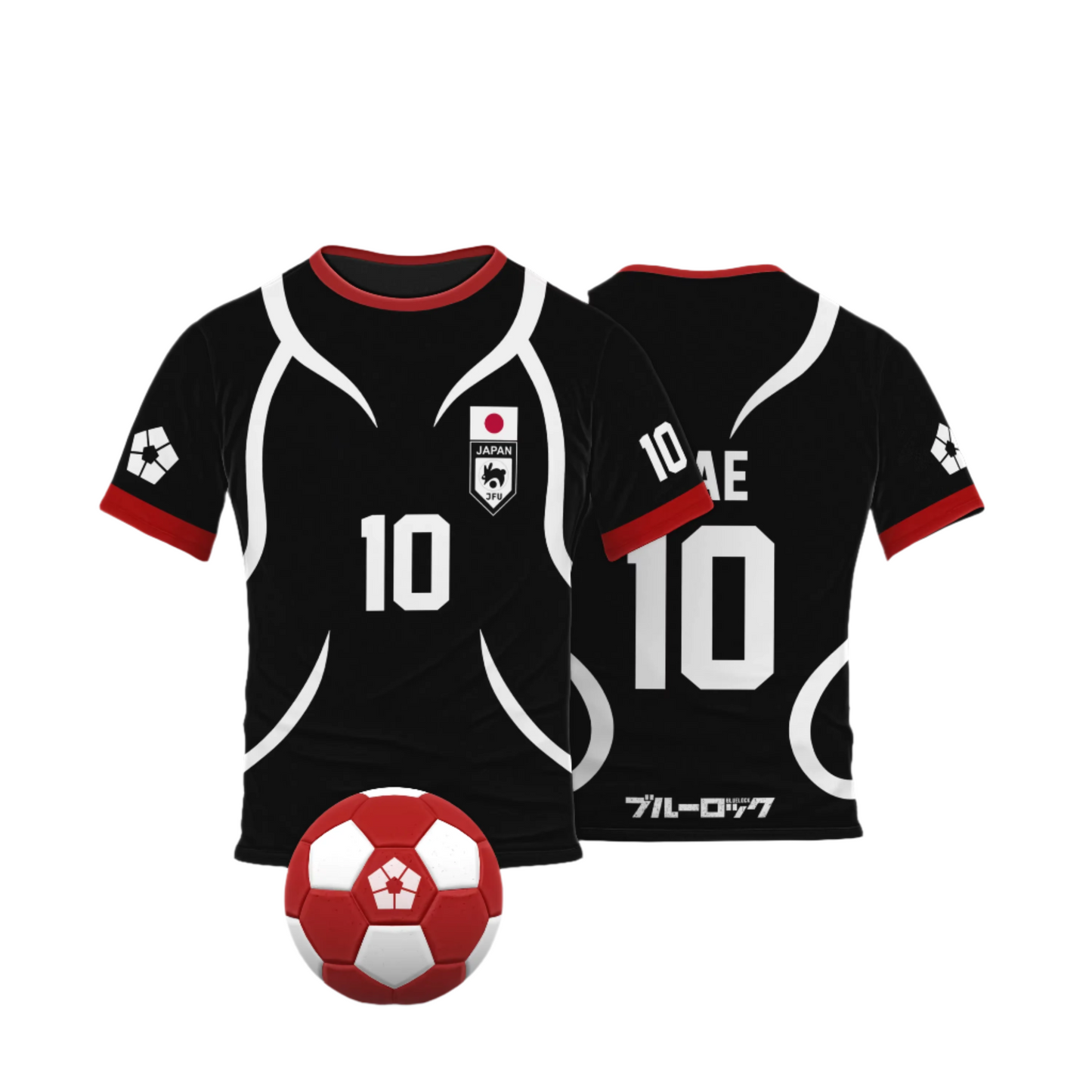 Sae Cosplay Anime Blue Lock U20 Japan Team Black Jersey  - LANDIBY