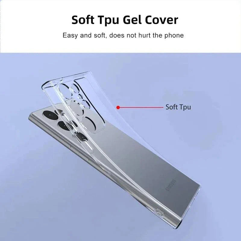 Soft Transparent Protective Samsung Phone Case - Item - BAI-DAY 