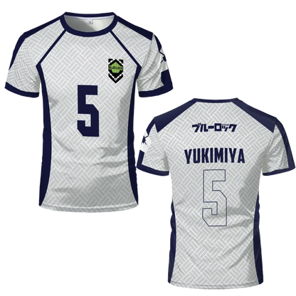 White Custom Anime Blue Lock Jersey  - LANDIBY