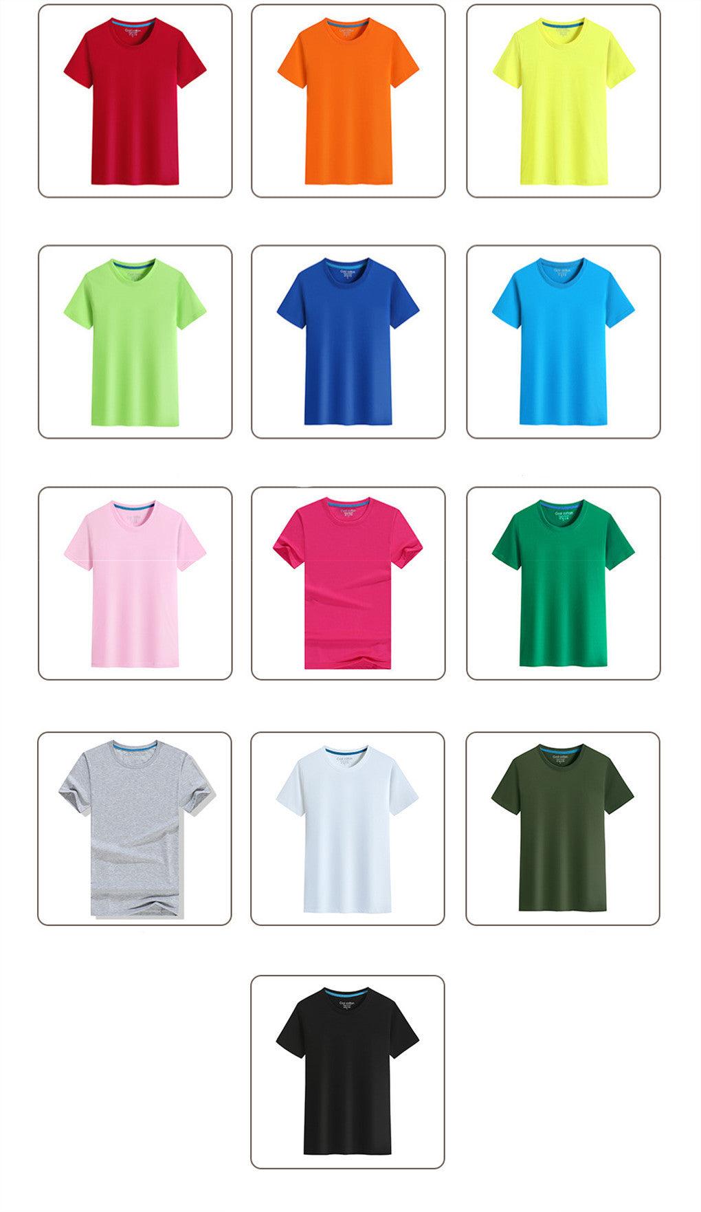 Colorful Top 100% Cotton Short Sleeve Unisex T-Shirt - Item - BAI-DAY