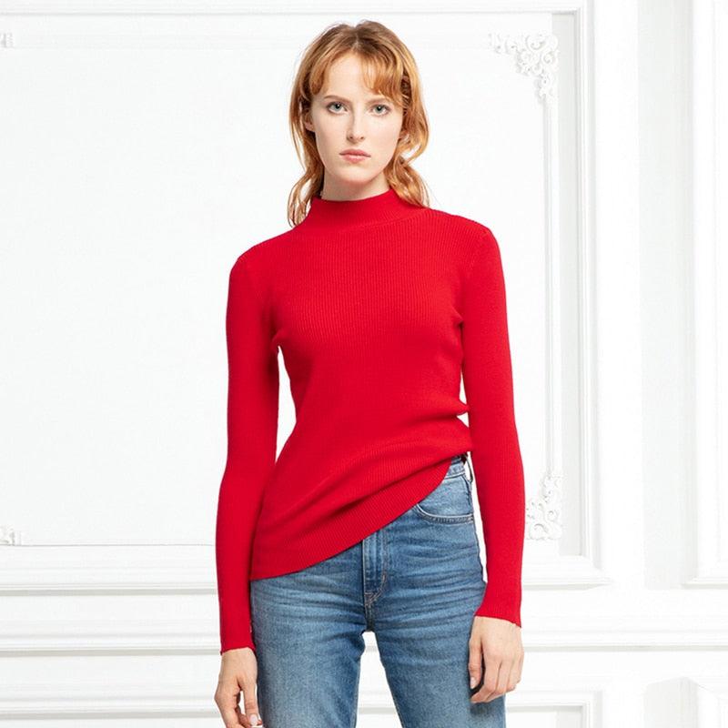 Bodycon Turtleneck Sweater - Item - BAI-DAY