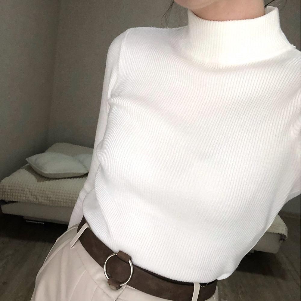 Bodycon Turtleneck Sweater - Item - BAI-DAY