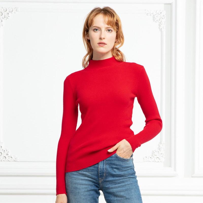 Bodycon Turtleneck Sweater - Item - BAI-DAY