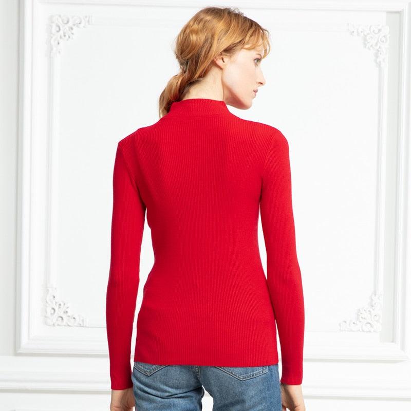 Bodycon Turtleneck Sweater - Item - BAI-DAY