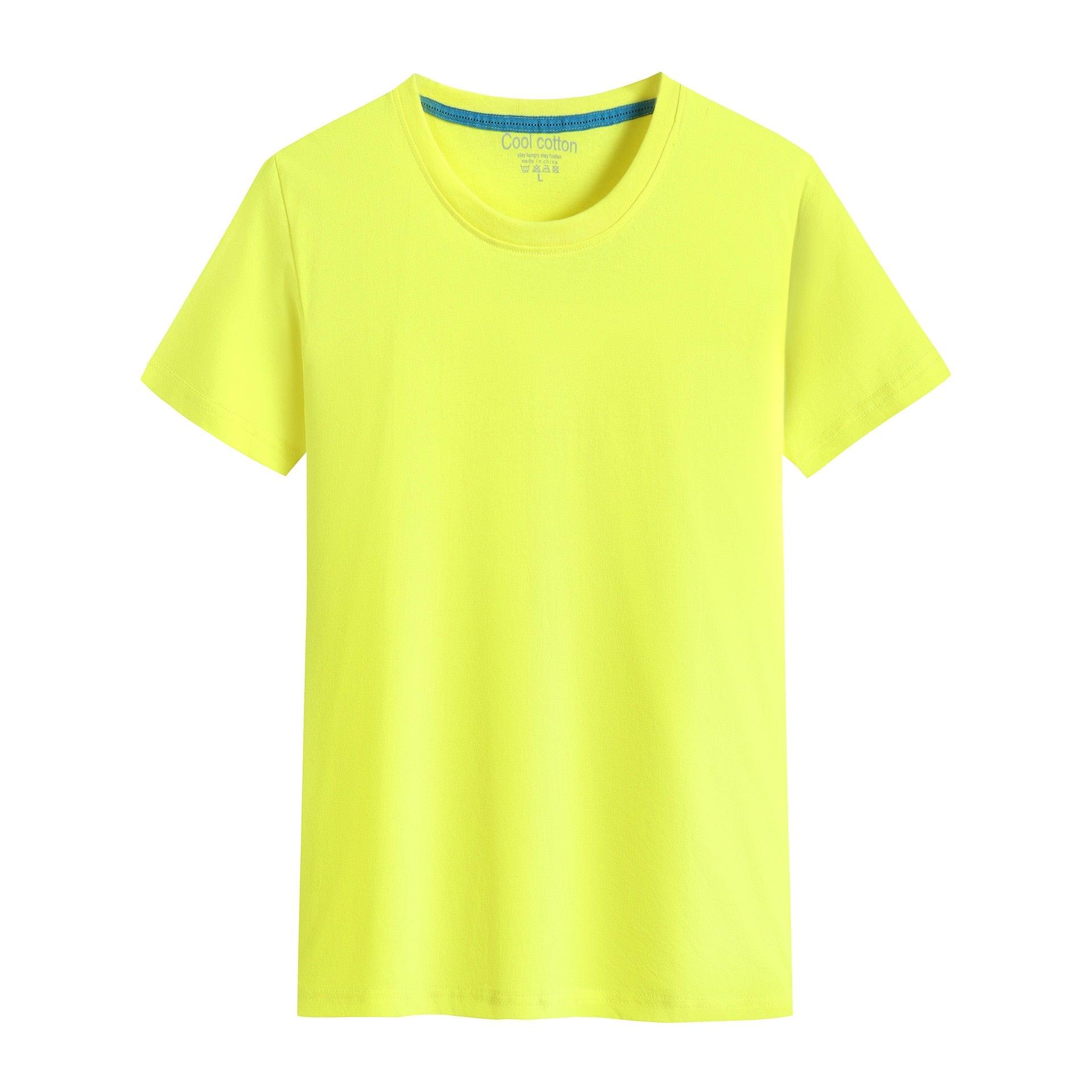 Colorful Top 100% Cotton Short Sleeve Unisex T-Shirt - Item - BAI-DAY