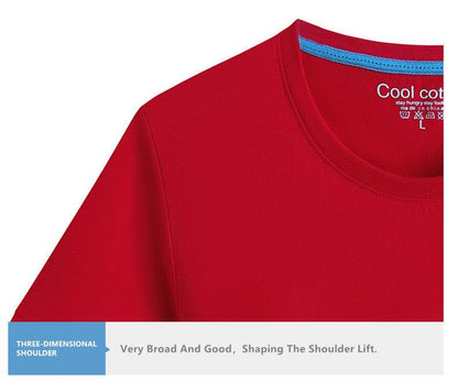 Colorful Top 100% Cotton Short Sleeve Unisex T-Shirt - Item - BAI-DAY