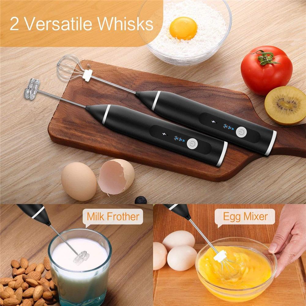 Cordless 3 in 1 Electric Whisk Rechargeable with USB Port - Item - BAI-DAY