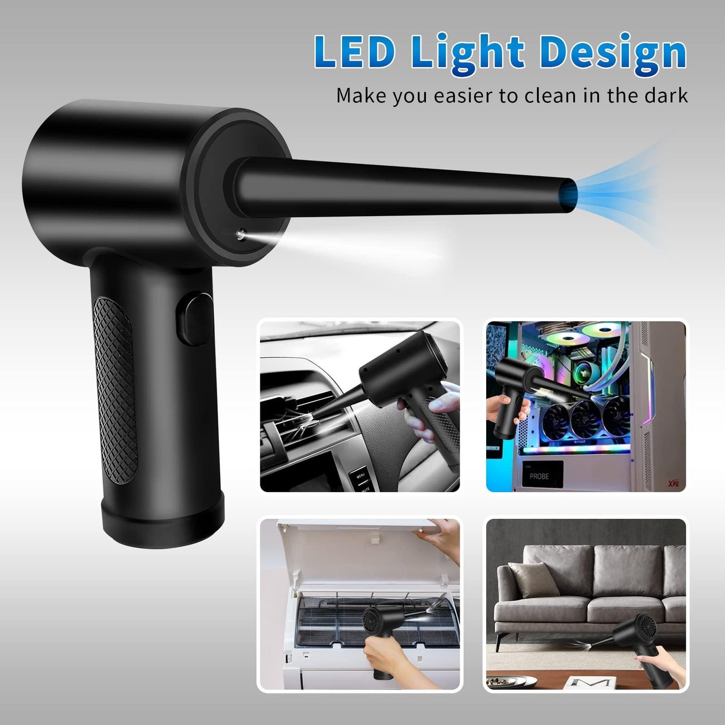 Cordless Portable Air Duster & Inflator - Item - BAI-DAY