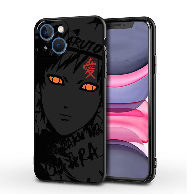 Custom Black iPhone Case (5 to X) with Naruto Characters - Item - BAI-DAY