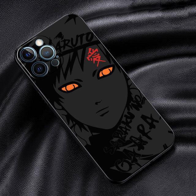 Custom Black iPhone Case (5 to X) with Naruto Characters - Item - BAI-DAY