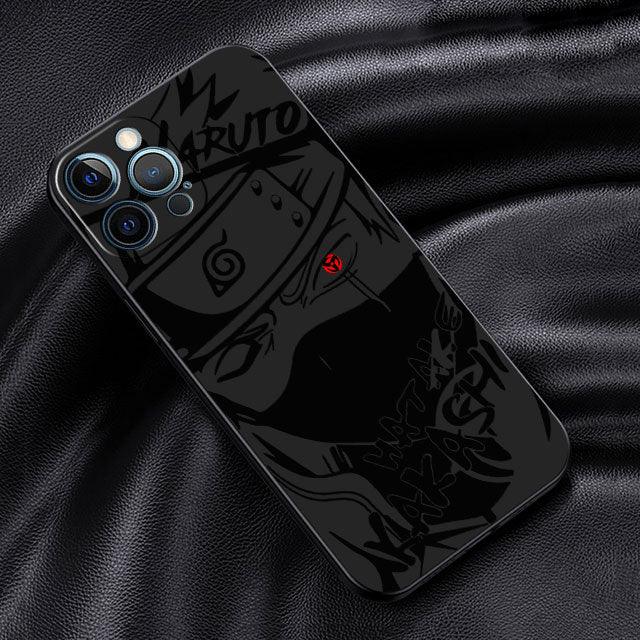 Custom Black iPhone Case (5 to X) with Naruto Characters - Item - BAI-DAY