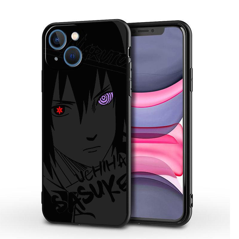 Custom Black iPhone Case (5 to X) with Naruto Characters - Item - BAI-DAY