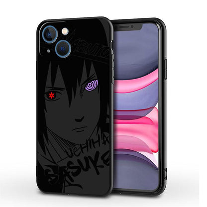 Custom Black iPhone Case (5 to X) with Naruto Characters - Item - BAI-DAY