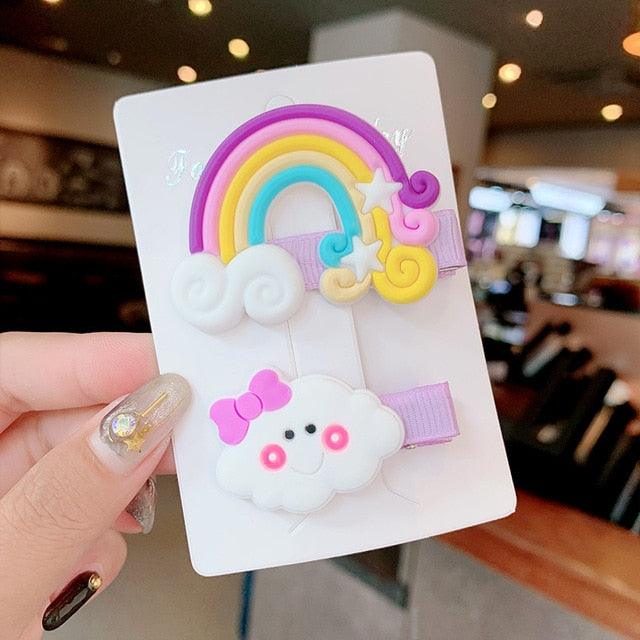 Cute Rainbow Hairpins - Item - BAI-DAY