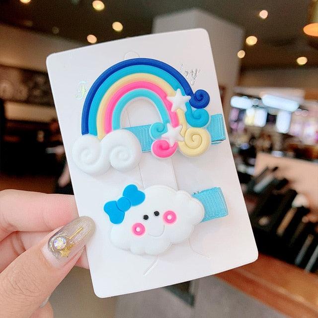 Cute Rainbow Hairpins - Item - BAI-DAY