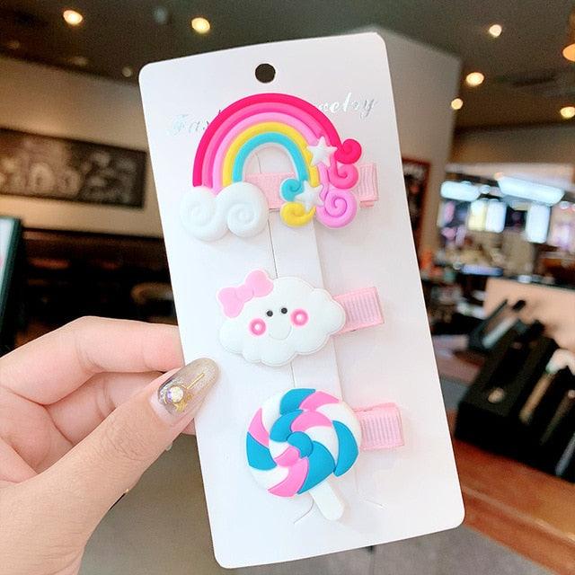 Cute Rainbow Hairpins - Item - BAI-DAY