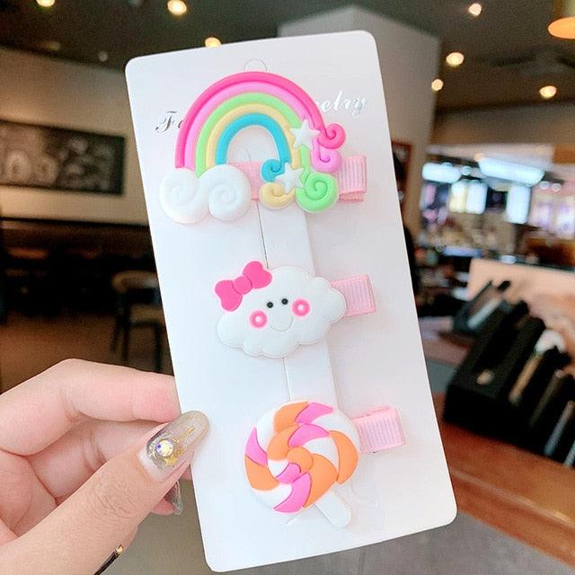 Cute Rainbow Hairpins - Item - BAI-DAY