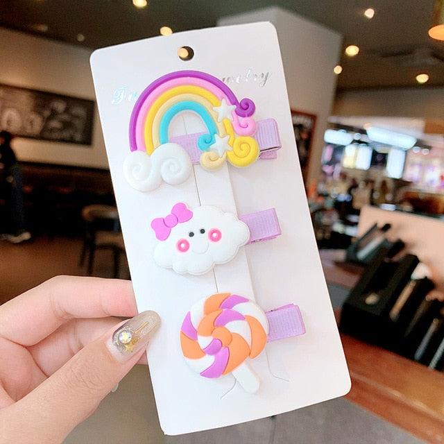 Cute Rainbow Hairpins - Item - BAI-DAY