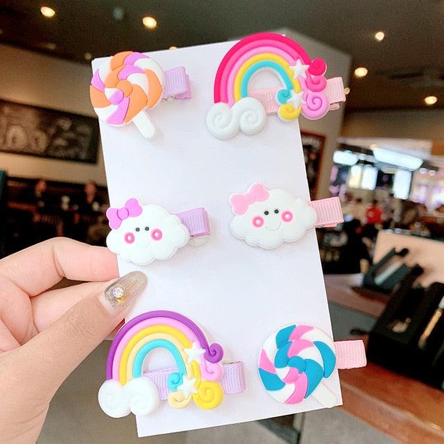 Cute Rainbow Hairpins - Item - BAI-DAY