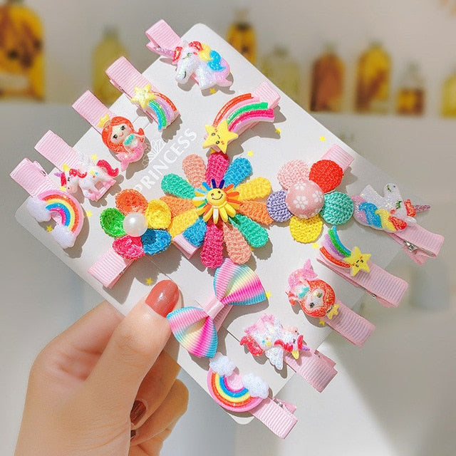 Cute Rainbow Hairpins - Item - BAI-DAY