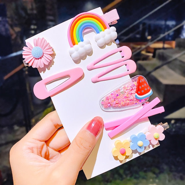 Cute Rainbow Hairpins - Item - BAI-DAY