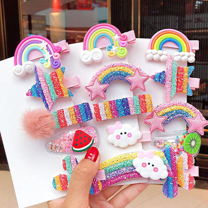 Cute Rainbow Hairpins - Item - BAI-DAY