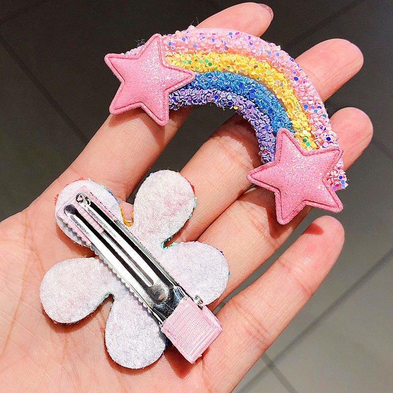 Cute Rainbow Hairpins - Item - BAI-DAY