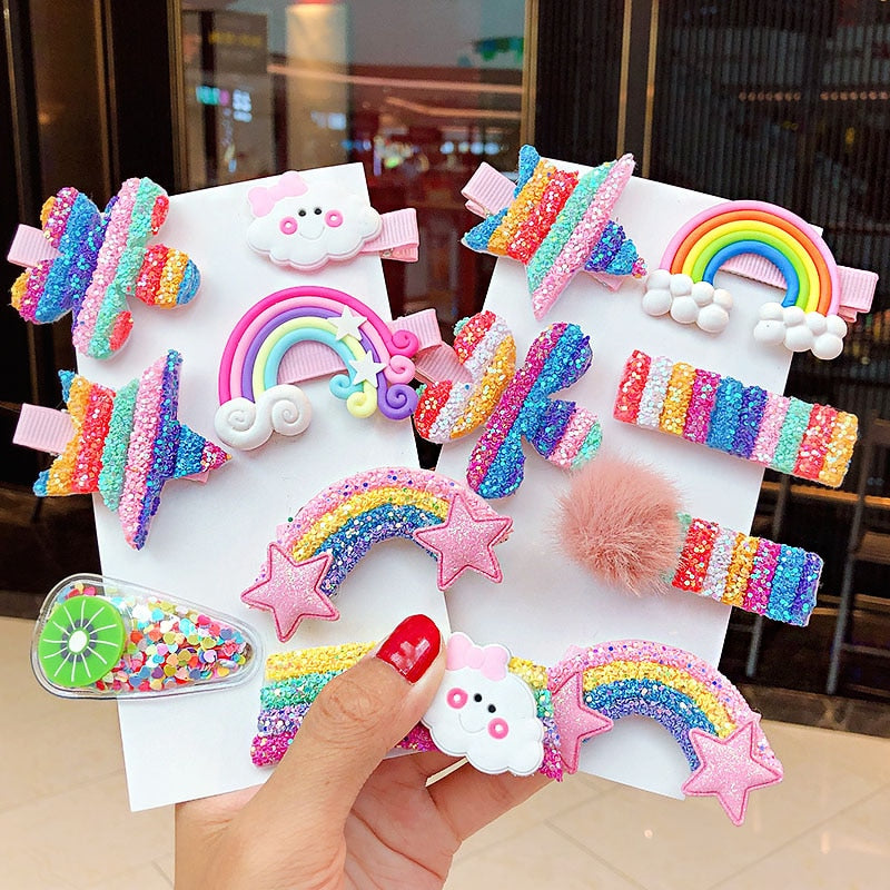 Cute Rainbow Hairpins - Item - BAI-DAY