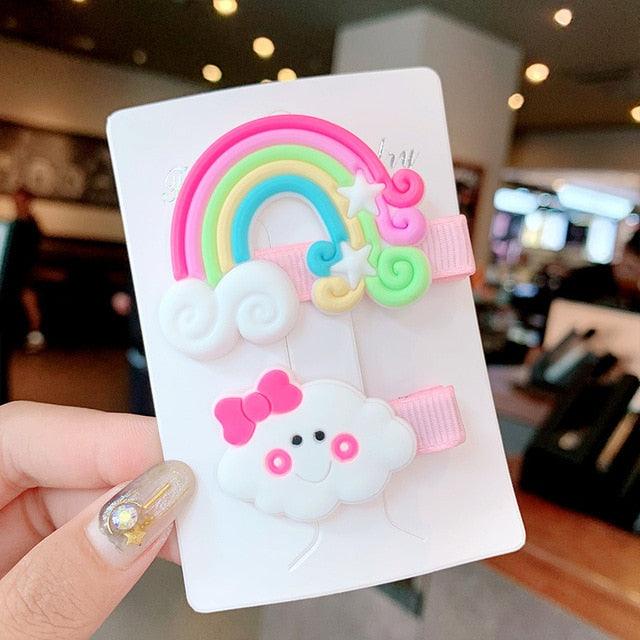 Cute Rainbow Hairpins - Item - BAI-DAY