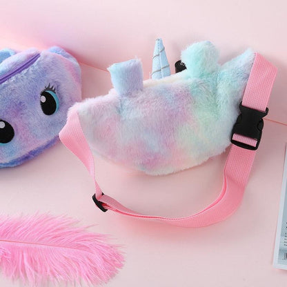 Cute Rainbow Unicorn Shape Fanny Pack - Item - BAI-DAY