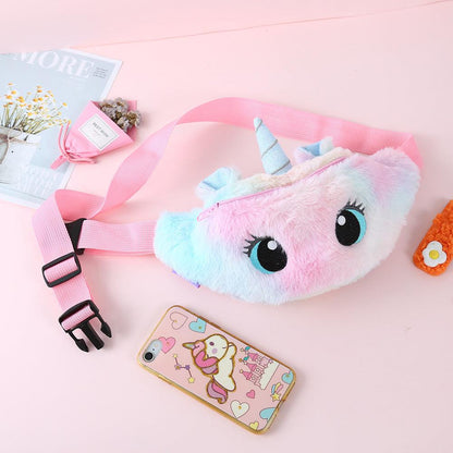 Cute Rainbow Unicorn Shape Fanny Pack - Item - BAI-DAY
