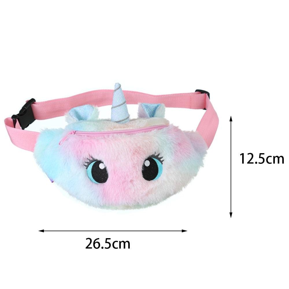 Cute Rainbow Unicorn Shape Fanny Pack - Item - BAI-DAY