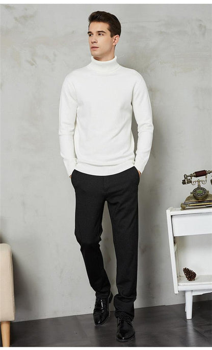 Elegant Warm Turtleneck Sweater - Item - BAI-DAY