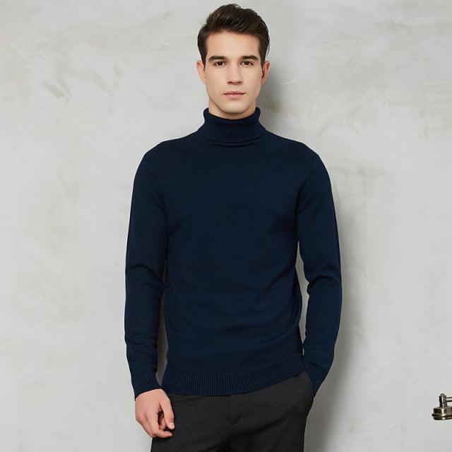 Elegant Warm Turtleneck Sweater - Item - BAI-DAY