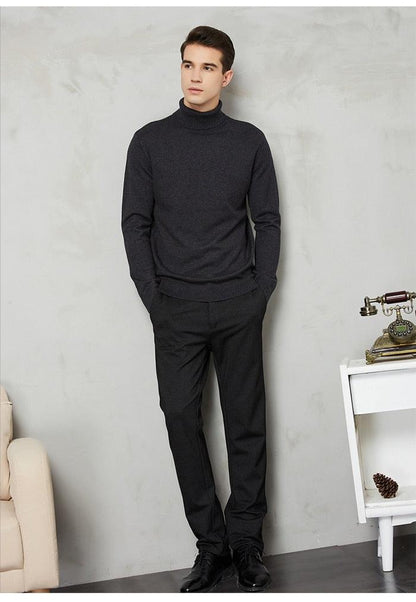 Elegant Warm Turtleneck Sweater - Item - BAI-DAY