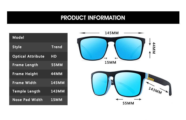 Fashion Polarized Square Shape Sunglasses - Item - BAI-DAY