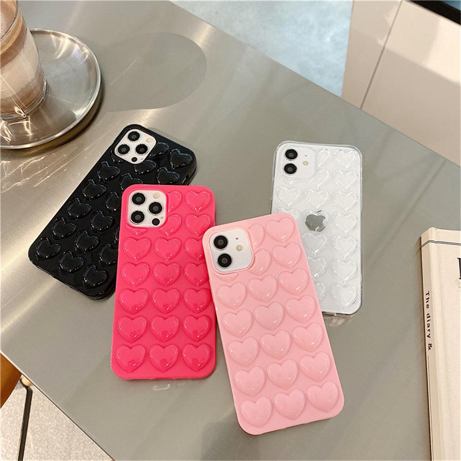 Full Lovely Heart iPhone Case (6 to 14) - Item - BAI-DAY