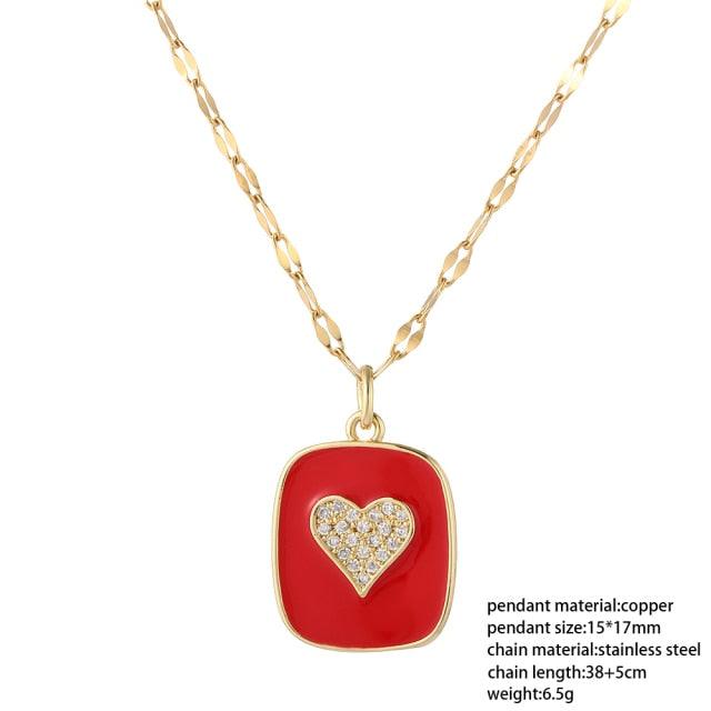 Heart Shaped Necklace and Pendant - Item - BAI-DAY