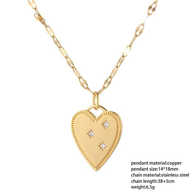 Heart Shaped Necklace and Pendant - Item - BAI-DAY