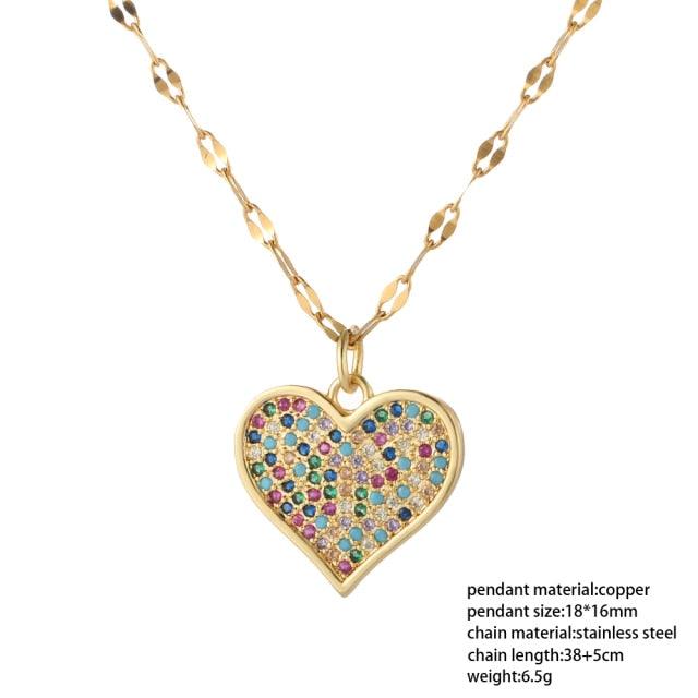 Heart Shaped Necklace and Pendant - Item - BAI-DAY