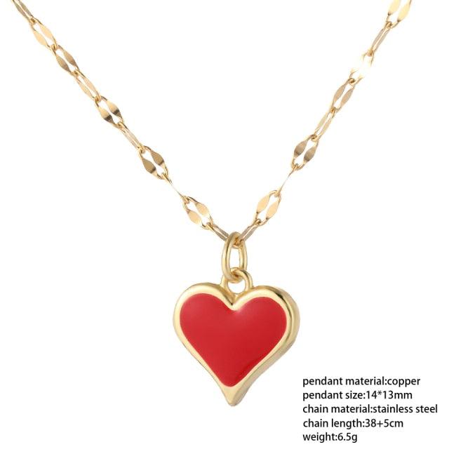 Heart Shaped Necklace and Pendant - Item - BAI-DAY