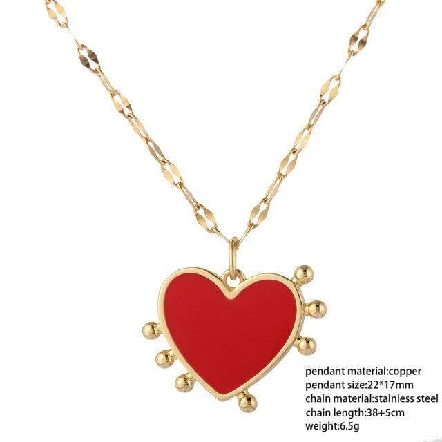 Heart Shaped Necklace and Pendant - Item - BAI-DAY