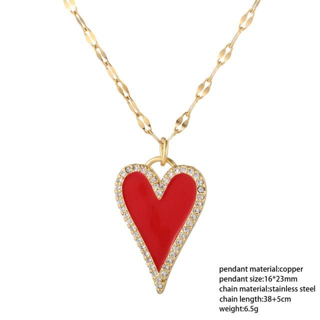 Heart Shaped Necklace and Pendant - Item - BAI-DAY