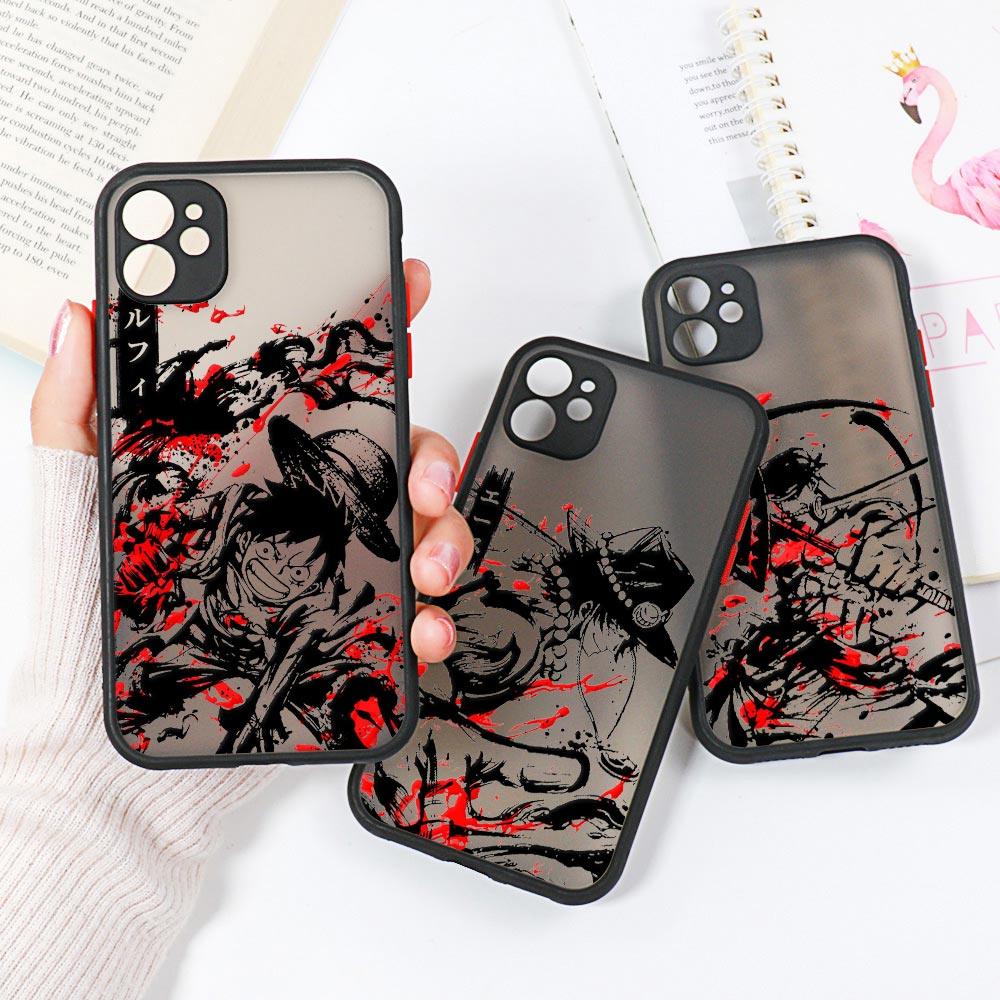 One Piece Characters Custom Black iPhone Case - Item - BAI-DAY