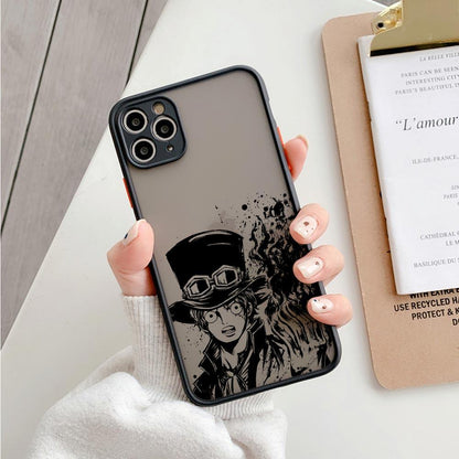 One Piece Characters Custom Black iPhone Case - Item - BAI-DAY