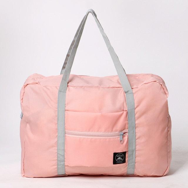 Pink Waterproof Foldable Travel Luggage - Item - BAI-DAY