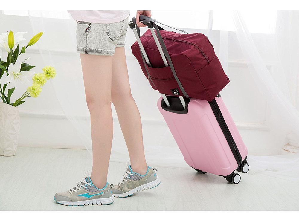 Pink Waterproof Foldable Travel Luggage - Item - BAI-DAY