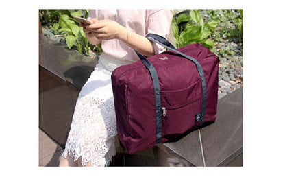 Pink Waterproof Foldable Travel Luggage - Item - BAI-DAY